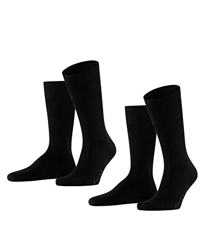 Falke męskie skarpety huśtawka dwa opakowania (2 sztuki) Black (Black 3000) UK 8.5-11 (EU 43-46 US 9.5-12) 14633