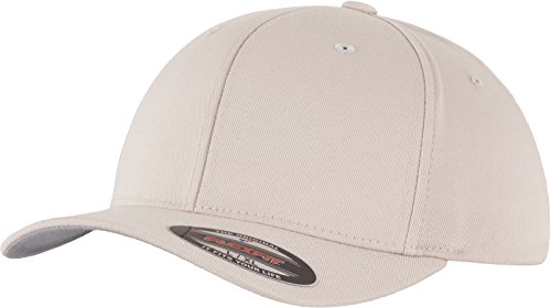 Flexfit Unisex czapka bez zapięcia dla mężczyzn, kobiet i dzieci Wooly Combed Stone XXS-XS UC6277STO