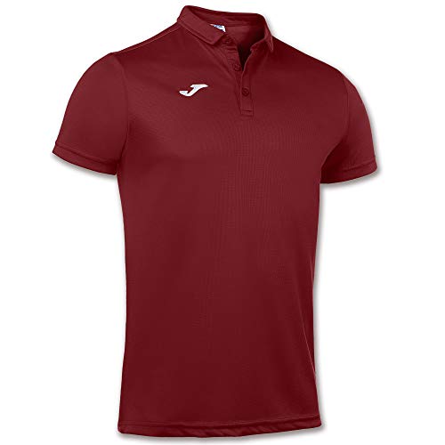 Joma męska koszulka polo hobby. czerwony czerwony burgund 3XL 100437.671.3XL
