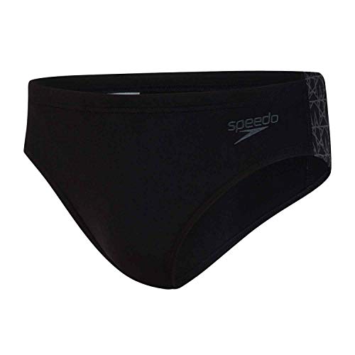 Speedo męski splot typu Boomstar 7 cm Brief Speedo Black/Oxid Grey 26