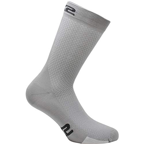 SIX2 Skarpety P200, unisex, dla dorosłych, srebrne/białe, II