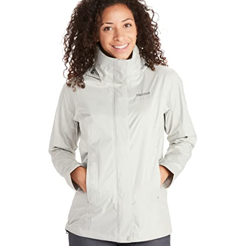 Marmot Wm's PreCip Eco damska kurtka hardshell kurtka przeciwdeszczowa wiatroszczelna wodoodporna oddychająca biały Platinum XXL 46700