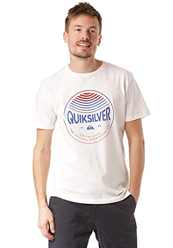 Quiksilver Koszulka Colors In Stereo snow white 3613375257183