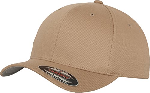 Flexfit Unisex czapka bez zapięcia dla mężczyzn, kobiet i dzieci Wooly Combed khaki khaki 57-61 6277
