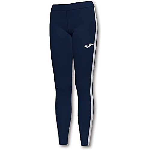 Joma Elite Vii legginsy do biegania unisex dziecięce XS granatowo-białe