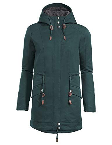 Vaude Manukau damska kurtka hardshellowa typu parka, niebieski 40210