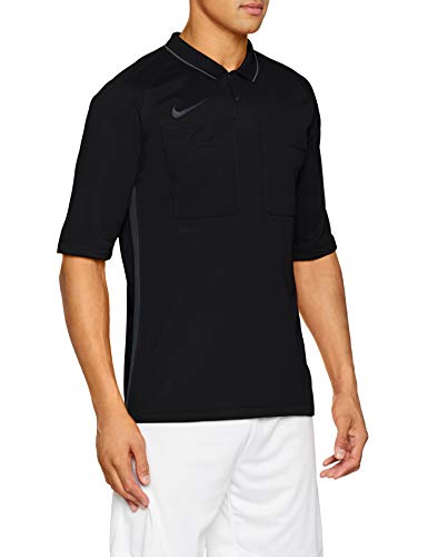 Nike męski T-shirt M Nk Dry Ref Jsy Ss czarny Black/Anthracite/(Anthracite) L
