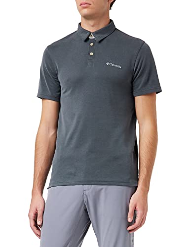 Columbia Nelson Point Polo męska, szary, l EO0035