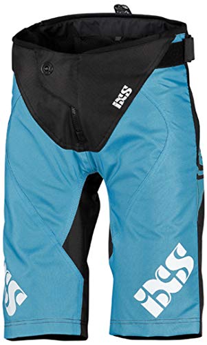 IXS Unisex Race Kids Brisk Blue-Black KL (152) spodnie, niebieskie, L