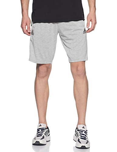 adidas adidas Męskie krótkie spodnie E 3s Shrt Ft szary S FM0858_S_Medium Grey Heather_Small