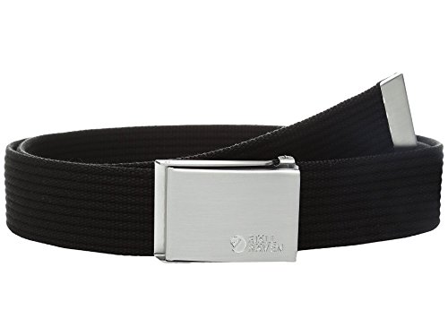 Fjällräven męski pasek z materiału canvas, czarny, jeden rozmiar 77029-550