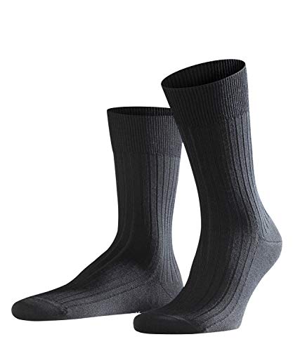 FALKE męskie skarpetki Bristol - 92% wełna z merynosów, czarne (czarne 3000), UK 11,5-12,5 (rozmiar producenta: 47-48), 1 para
