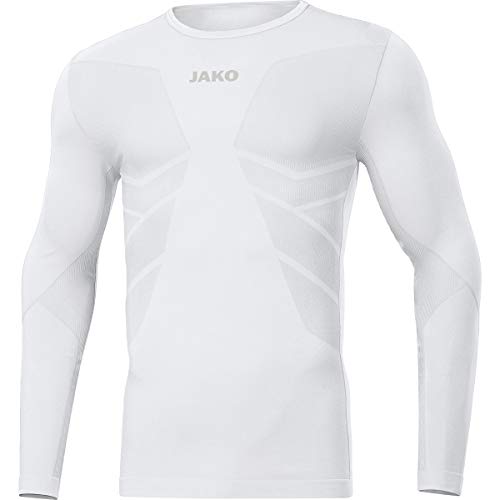 Jako Comfort 2.0 Longsleeve, męski, biały, L