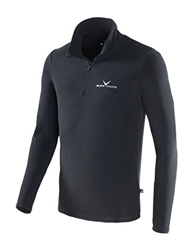 Black Crevice męska kurtka polarowa czarny Schwarz (Black - black / silver) XL (Herstellergröße: 54)