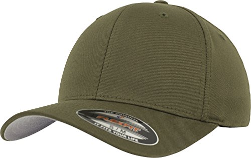 Flexfit Czapka bejsbolowa unisex Wooly Combed, oliwkowa, XL/XXL, oliwkowy, XL-XXL