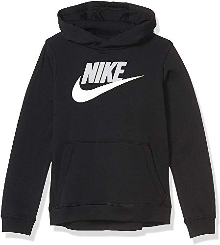 Nike Chłopięca bluza z kapturem Sportswear Club Fleece czarny czarny/jasnoszary XS