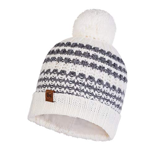 Buff Czapka Buff Knitted & Fleece Hat Kostik WHITE 120841.000.10.00