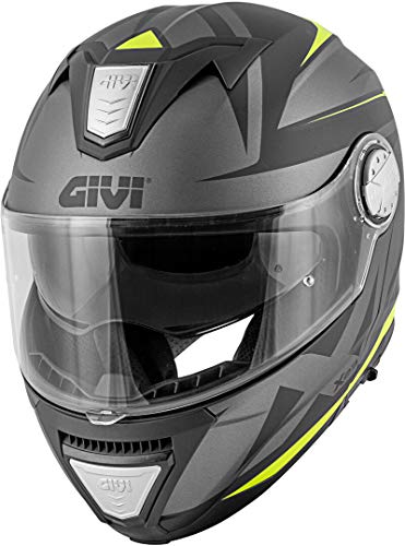 Givi Unisex – dla dorosłych Casco HX23FPTBT56, czarny/antracyt, mały