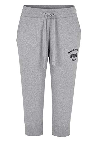 Lonsdale London damskie spodnie do biegania 3/4 szary Marl Grey S