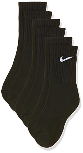 Nike Skarpety sportowe unisex Everyday Cushion Crew Training Socks (3 pary) czarny czarny/biały L SX7664-010-Large