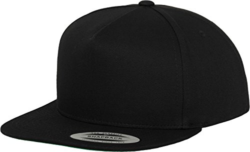 Flexfit Czapka Classic 5 Panel Snapback, czarny, jeden rozmiar 6007