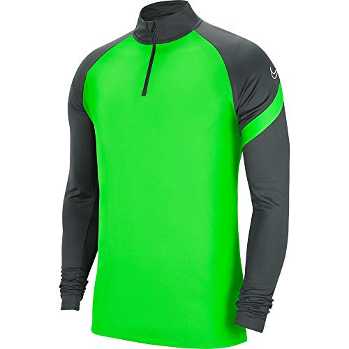 Nike Kids Academy Pro Drill Top, Green Strike/Antracyt/Zielony Traike/(biały), L