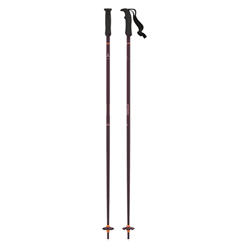 ATOMIC 1 Paar All Mountain-Skistöcke, Damen, 125 cm, Aluminium, Cloud W, Schwarz, AJ5005628125