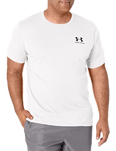 Under Armour koszulka męska Sport Style Left Chest SS koszulka z krótkim rękawem, biały, MD
