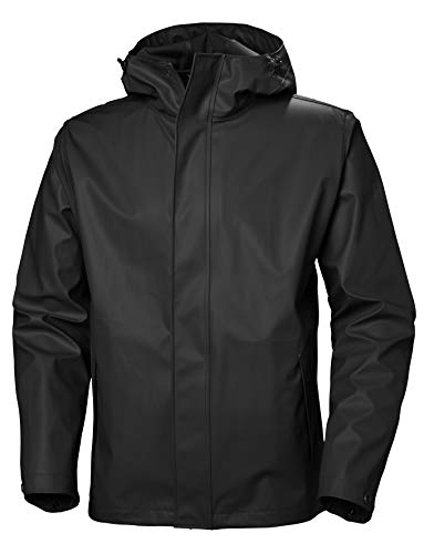 Helly Hansen Helly-Hansen męska kurtka z muchem na zewnątrz wodoodporna powłoka Czarny S 53267