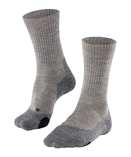 Falke TK2 Wool Skarpetki trekkingowe Kobiety, kitt mouline EU 37-38 2020 Skarpetki codzienne 16395-4310-37-38