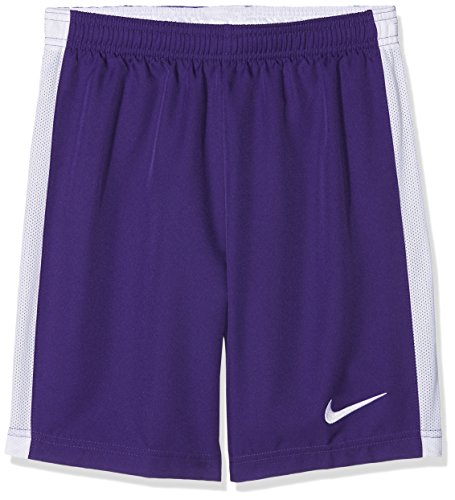 Nike Dziecięce spodenki piłkarskie, boisko fioletowe/białe/(białe), L