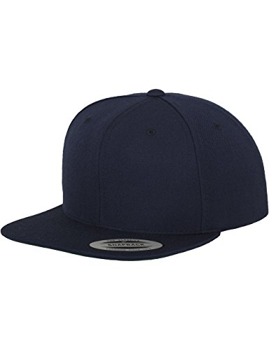 Flexfit Klasyczna czapka snapback, czapka uniseks dla kobiet i mężczyzn, w wielu kolorach, rozmiary one size i dzieci niebieski grantowy Rozmiar uniwersalny 6089M