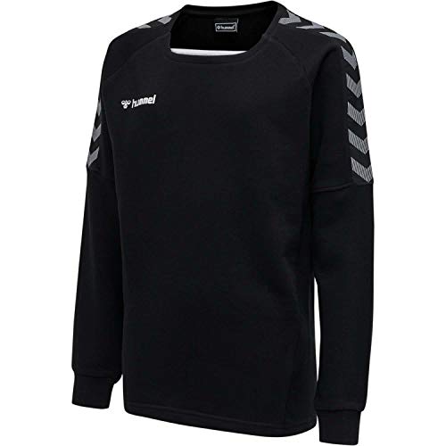 Hummel hmlAUTHENTIC KIDS TRAINING SWEAT bluza chłopięca, czarno-biała, 128