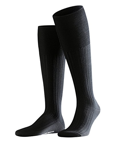 FALKE BRISTOL PURE Podkolanówki black