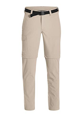 Maier Sports męskie spodnie TORID Slim Zip Wander, beżowy, 23 133023