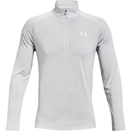 Under Armour Męska koszulka Tech 2.0 z zamkiem błyskawicznym 1/2, uniwersalna rozgrzewka dla mężczyzn, lekka i oddychająca bluza z zamkiem błyskawicznym do treningu