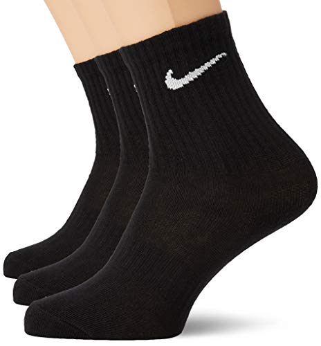 Nike Mężczyźni Everyday Lightweight Crew Skarpety, Czarny, Rozmiar M (38 – 42)