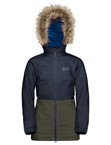 Jack Wolfskin Unisex dziecięca kurtka zimowa Bandai Jacket Kids wodoszczelna dziecięca kurtka zimowa niebieski niebieski (Night Blue) 92