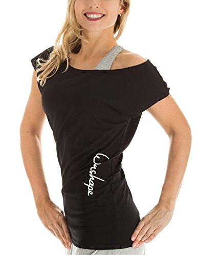 Winshape WTR12 koszulka damska, do tańca i zajęć sportowych, czarny, XL WTR12-SCHWARZ-XL