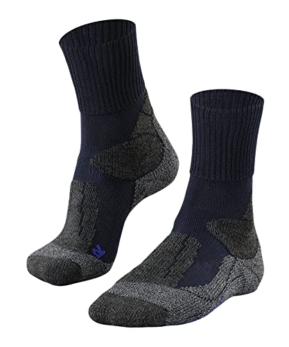 Falke damskie TK1 fajne skarpety trekkingowe - sportowe Performance tkaniny, niebieskie (morskie 6120), UK 7-8 (rozmiar producenta: 41-42), 1 para 16112
