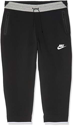 Nike Damskie spodnie W Nsw Tch Flc Cb czarny/biały XS AR2946