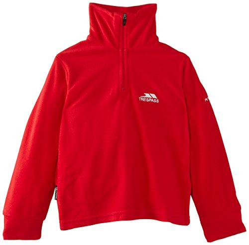 Trespass Boy's Masonville Micro Fleece bluza - czerwony MCFLMFJ20003_RED2/3