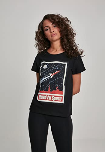 Mister Tee (misuq) damski Road to Space Box Tee T-Shirt, czarny, s MT727