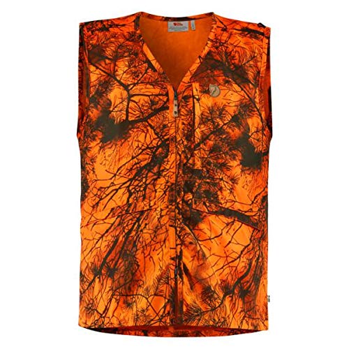 Fjallraven Varmland Vest Sport kurtka męska pomarańczowa Orange Camo L