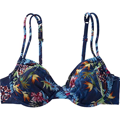 Firefly FIREFLY Damska koszulka bikini Malisa II Blue Flower, 44E 4034998