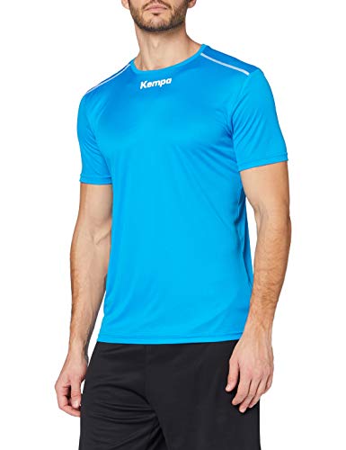 Kempa Buty męskie Poly koszulka T-shirt, niebieski, L 200234601