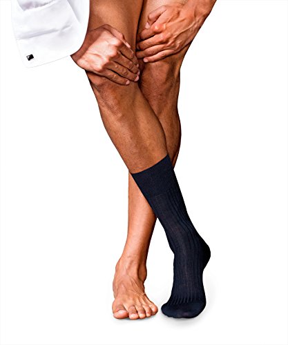 Falke No. 7 Finest Merino skarpety męskie niebieski granatowy 45-46