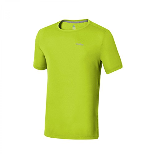 Odlo Męski T-shirt S/S okrągły dekolt George męski T-shirt żółty Lime Punch S 221802