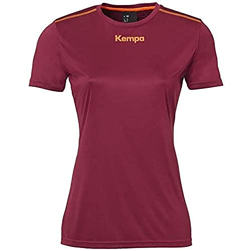 Kempa damska koszulka T-shirt-200235011 czerwony Deep Rot M