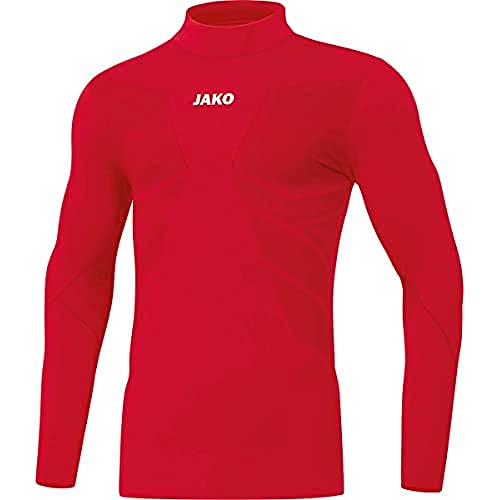 Jako Męska koszulka Comfort 2.0 Turtleneck, sportowa czerwień, L